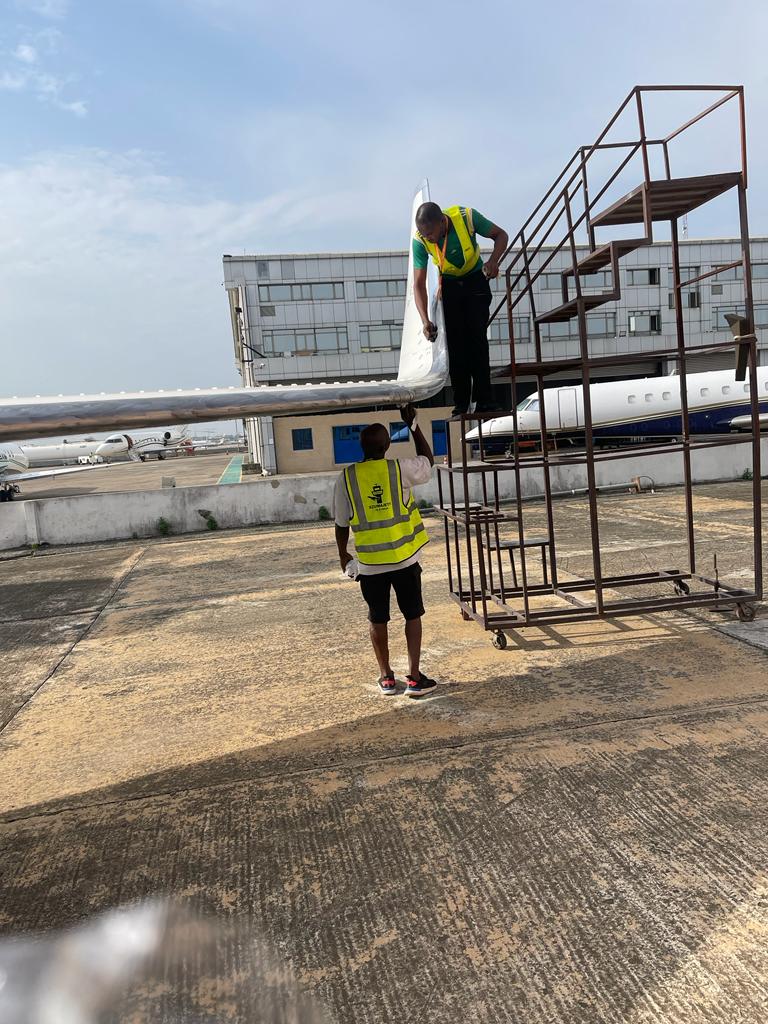 Line maintenance on the apron